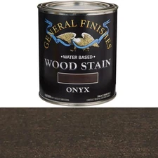 General Finishes Wood Stain Water Based Onyx Stain Quart