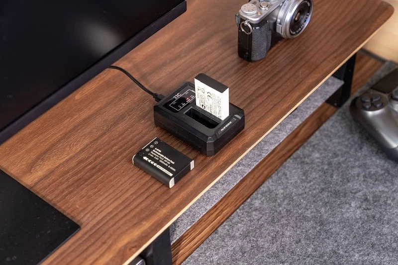 JJC NP-95 USB двойной аккумулятор зарядное устройство перезаряжаемый для Fujifilm XF10 X70 X30 X100S - Изображение 3 из 4