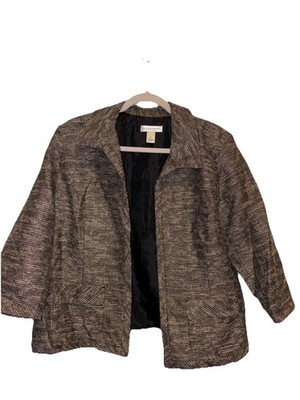 NWOT Christopher And Banks XL  With Metallic Threads