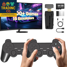 Retro Game Console,Retro Games Stick Built-In 15 Emulators with 20,000 Games,4K