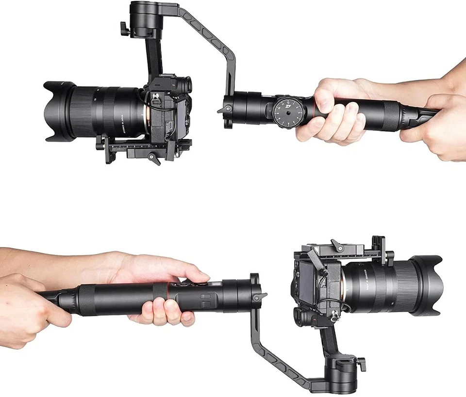 Estabilizador de cámara cardán de mano de 3 ejes Zhiyun Crane 2 - negro Foto 4 de 4