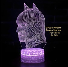 Lámpara Batman Hui Yuan 3D con control remoto. Multifunción, Multicolor. Nuevo
