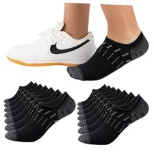 14 Pairs No Show Socks Men Low Cut Short Socks for Men Small-Medium 14 Black