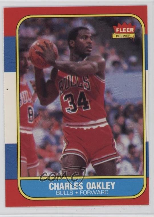 1986-87 Fleer Charles Oakley #81 Rookie RC 0d6c