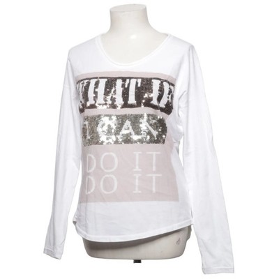 Rich & Royal, Langarmshirt, Größe: S, Weiß, Baumwolle, Print, Damen #VEo