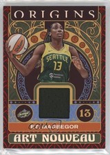 2023 Panini Origins WNBA Art Nouveau Memorabilia Red 46/49 Ezi Magbegor 11ba