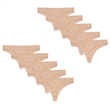 10 Pack Ladies Womens Everyday Thongs Panties Underwear Knickers Cotton Lingerie