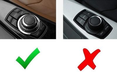 For BMW Cover Crystal Large Knob Cover 1 2 3 4 5 7 X Multimedia iDrive 7-Button