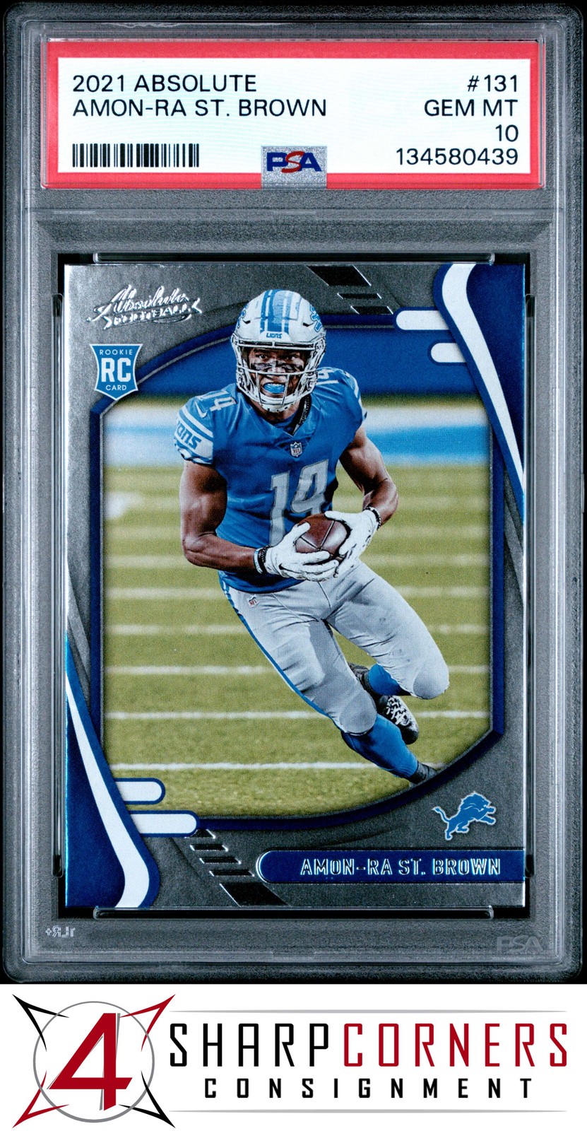 Amon-Ra St. Brown Panini Absolute #131 Base