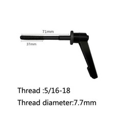1PC Milling Machine Part Quill Lock Bolt Handle Assembly For Bridgeport Mill