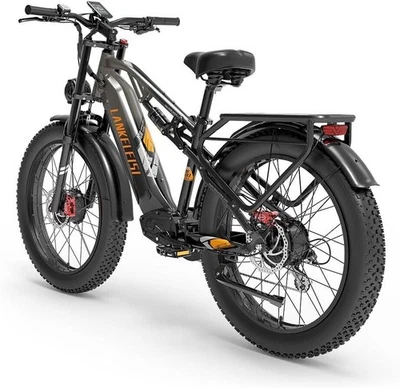 LANKELEISI MG800MAX 2000W Dual Motor 20Ah 7-Gänge E-Mountainbike 26 Zoll E-Bike