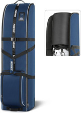 Golf Travel Bag for Airlines 900D Heavy Duty Oxford Golf Travel Case with Wheels