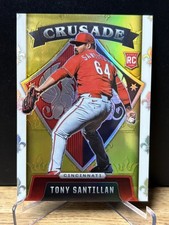 2022 Panini Chronicles - Crusade Antonio Santillan #10 Gold Prizm /10 (RC)