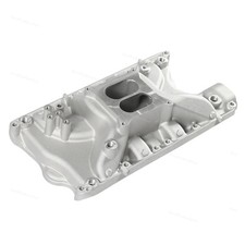 Ford Small Block Ford 351w Aluminum Carb Intake Manifold 1500-6500 Satin E42458