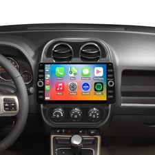 4G LTE QLED Radio for Jeep Patriot Compass 2010-2016 Upgrade,8-Core CPU Touch...