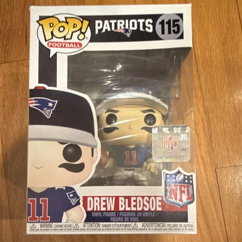 Funko Pop! Football Drew Bledsoe Patriots 115 NFL Vinyl Figure Multicolor