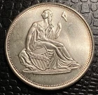 Seated Liberty Gobrecht Dollar Type 1 Oz .999 Silver Satin Round Rare Low Mint