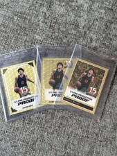 (3) Cameron Boozer 1/1 2025 Leaf 15th Anniversary  Prismatic Gold Proof Duke
