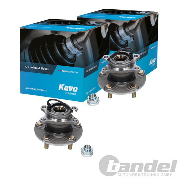 2X Kavo Parts RADLAGER-SATZ Radlager Hinten Links+Rechts-image