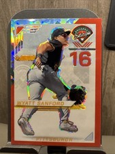 2025 Panini Prospect Edition Wyatt Sanford Holo Red Ice