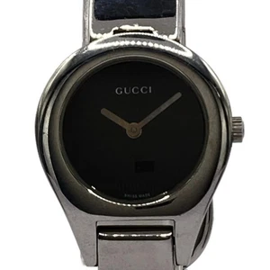 Auth GUCCI 6700L 0026478 montre bracelet pour femme en argent