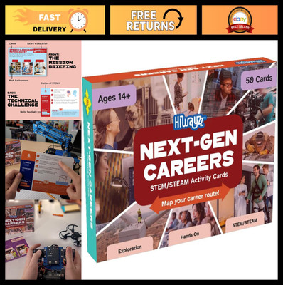 Career Exploration Deck for Teens | 50 CTE Cards with Salaries & Education Paths