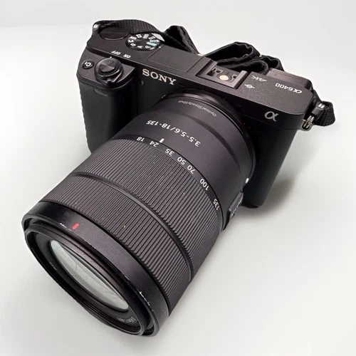 Sony Alpha A6400 24.2MP Digital Camera with 18-135mm Zoom Lens