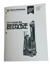 Winona Van Norman Model 777-s Boring Bar Manual