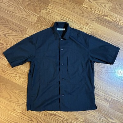 United Arrows Green Label Relaxing Button Up Short Blue Short Sleeve Mens Size M