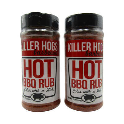 Killer Hogs Barbecue HOT BBQ Rub 2 Pack 12 oz x 2 Seasoning Malcom Reed Youtube