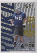 2018 Panini Absolute Rookie Spectrum Gold Quenton Nelson #147 fz4