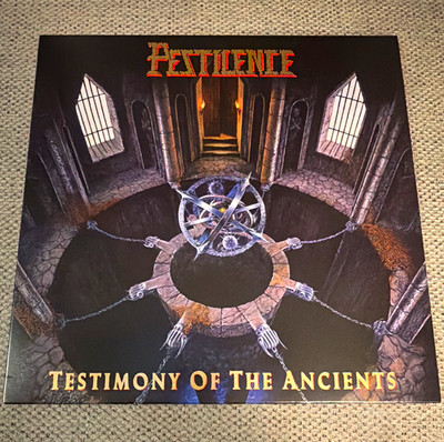 Pestilence Testimony of the Ancients 12'' LP Red/Black Colored Vinyl Roadrunner