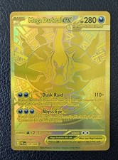 Pokémon TCG Englisch Pitch Black Mega Darkrai EX 120/084 Gold NM Pack Fresh!