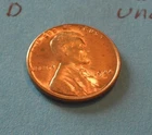 1944 D  CHOICE  BRILLIANT  RED UNCIRCULATED   WHEAT CENT  #4