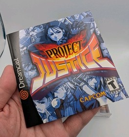 PROJECT JUSTICE (Rival Schools 2) [Sega Dreamcast, 2001, CAPCOM] COMPLETE, MINT