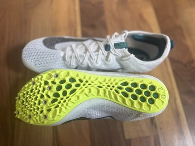 Mens Size 9.5 Nike Racing Spikes Zoom Superfly Elite 2 White Green FZ9662-100