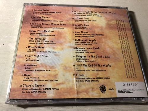 Until The End Of The World - Original Soundtrack (1991) Music CD NEW 9 26707-2 - Bild 2 von 3