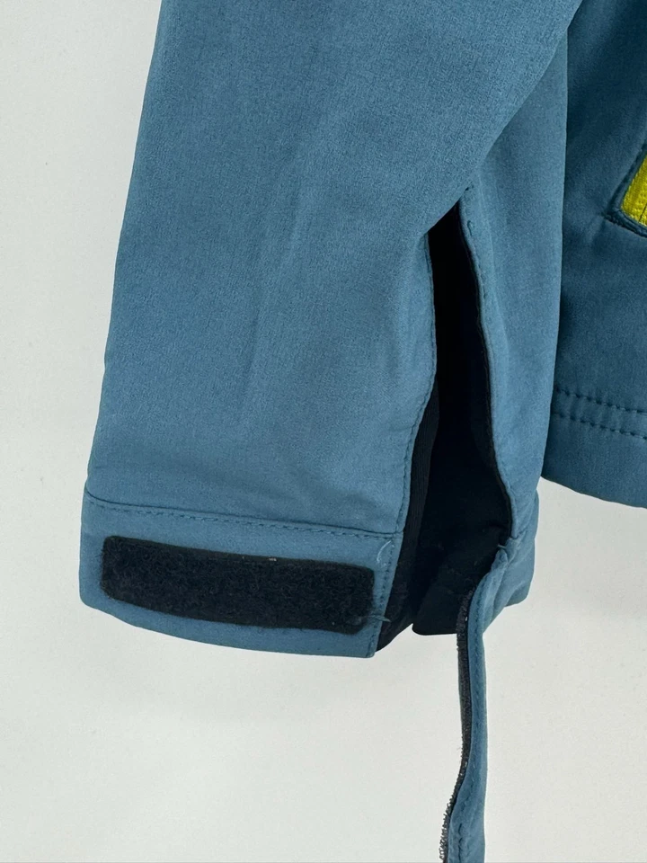 Chaqueta de esquí Oakley para hombre azul verde ribete atlética cremallera completa con capucha talla L Foto 3 de 4