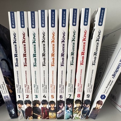 altraverse Tomb Raider King Manga Set Bände 1-9 Deutsch Collectors Edition TB