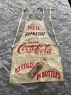 Vintage Drink Coca-Cola Cloth Apron “Ice Cold  In Bottles Pause…Refresh”