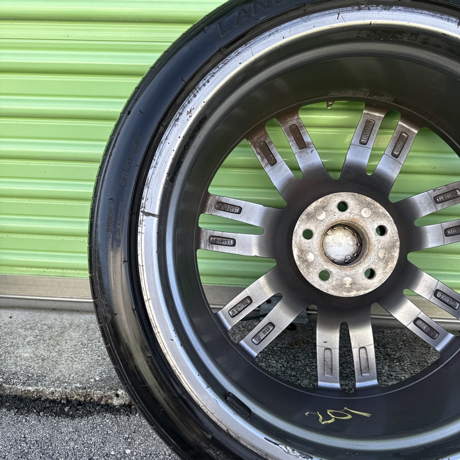 14-24 MASERATI GHIBLI - FACTORY 20" INCH REAR ALLOY WHEEL RIM 10.5Jx20H2 OEM 203