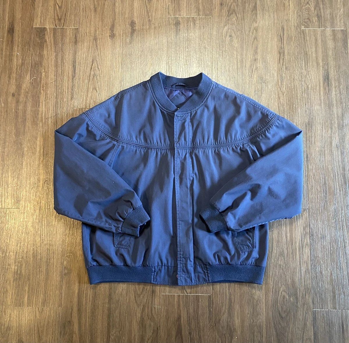 Navy silk hotsell bomber jacket
