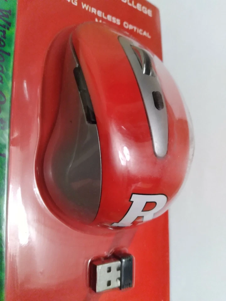 Rutgers University Wireless Optical Mouse 2.4G Windows / Mac College NCAA - Image 2 of 4