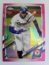 2021 Topps Chrome Baseball -Chrome-Refractor-Auto-Sapphire-Color!