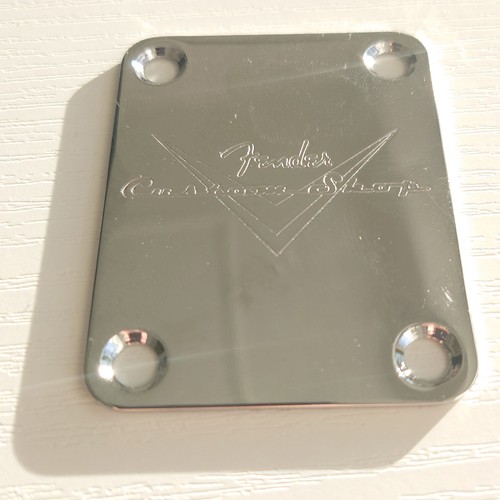 Guitar Neck Plate Back Cover for Fender ST TL Squier Guitar Chrome/Gold/Black - Picture 50 of 96