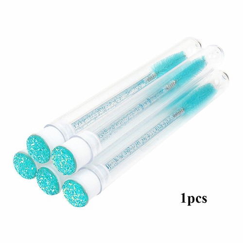 Diamond Eyelash Brush Mascara Wands Spoolies Crystal Tube Handle Women Make Up - Picture 18 of 26