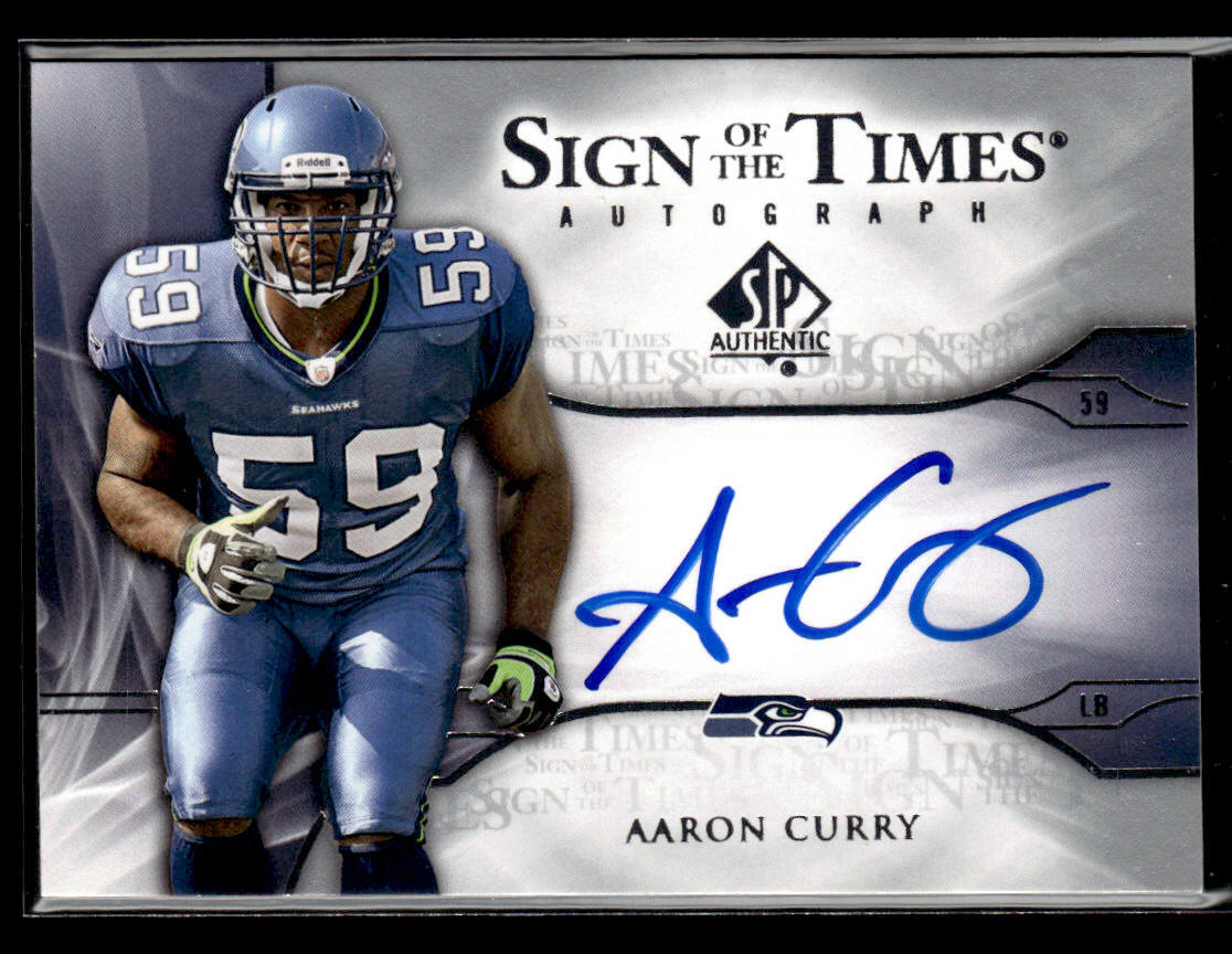 Aaron Curry サイン入りオートグラフカード 59 【公式通販】