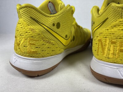 Nike Kyrie 5 GS Spongebob Squarepants Opti Yellow Red CJ7227-700