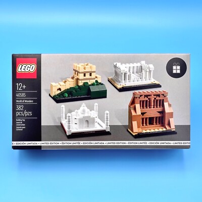 LEGO Architecture World of Wonders 40585 VIP 2023 Taj Mahal Great Wall of  China