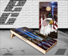 911 Tribute Cornhole Boards Bean Bag Toss Game